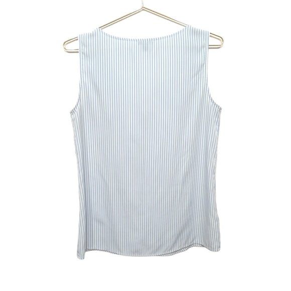 Ann Taylor Striped Ruffle Tank Top Blouse Size XS - Picture 6 of 11